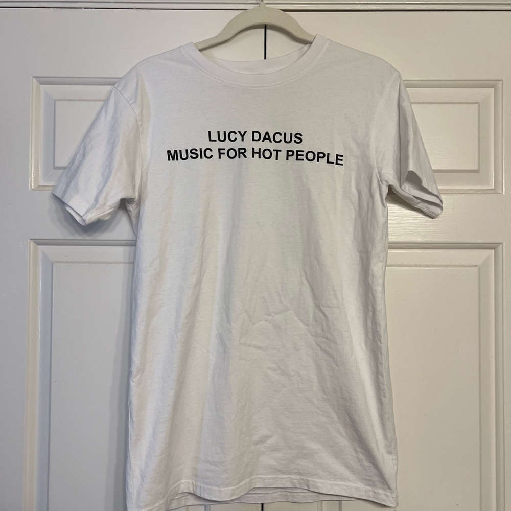 Lucy Dacus White Graphic T-Shirt